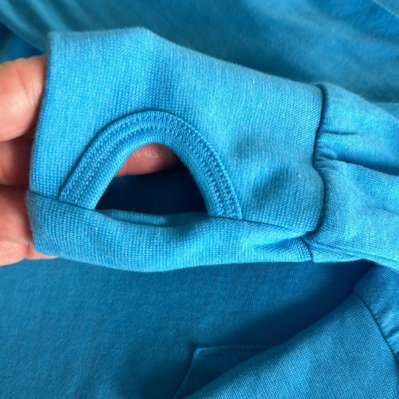 Dumpster Diver Long Sleeves hoodie T-Shirt Blue Beach Happy Size Small Blue - Picture 9 of 11